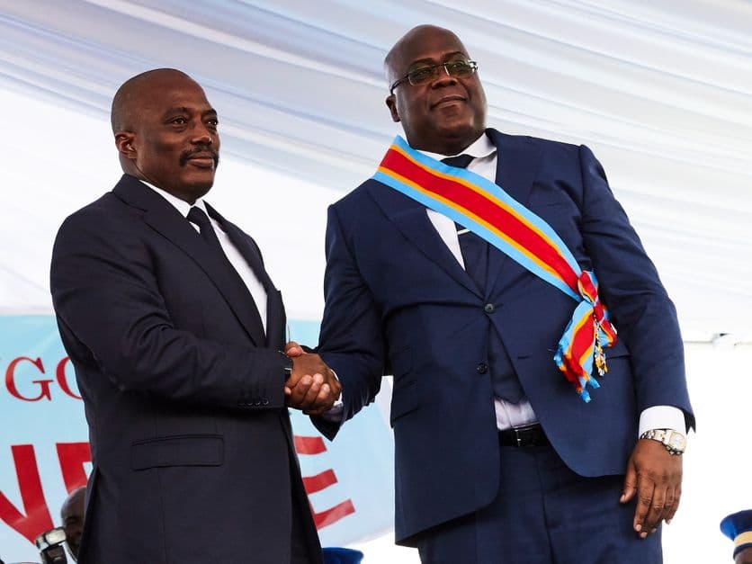 Joseph Kabila et Félix Tshisekedi